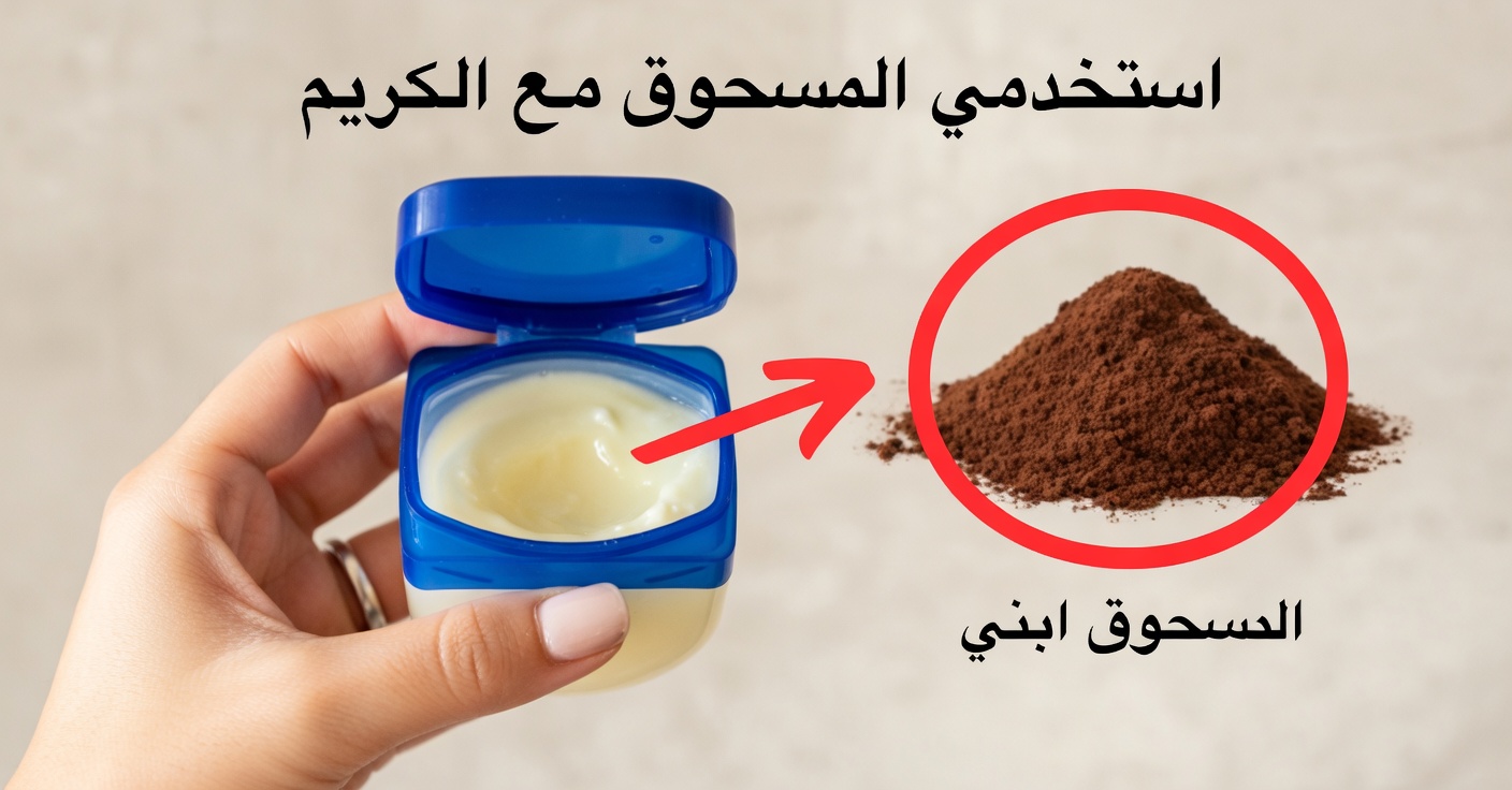 الفازلين والقهوة: مقشر طبيعي لبشرة ناعمة
