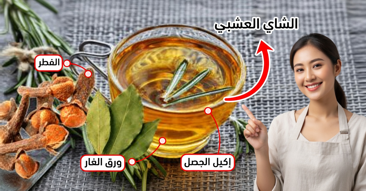 منقوع ورق الغار وإكليل الجبل لآلام الركبة