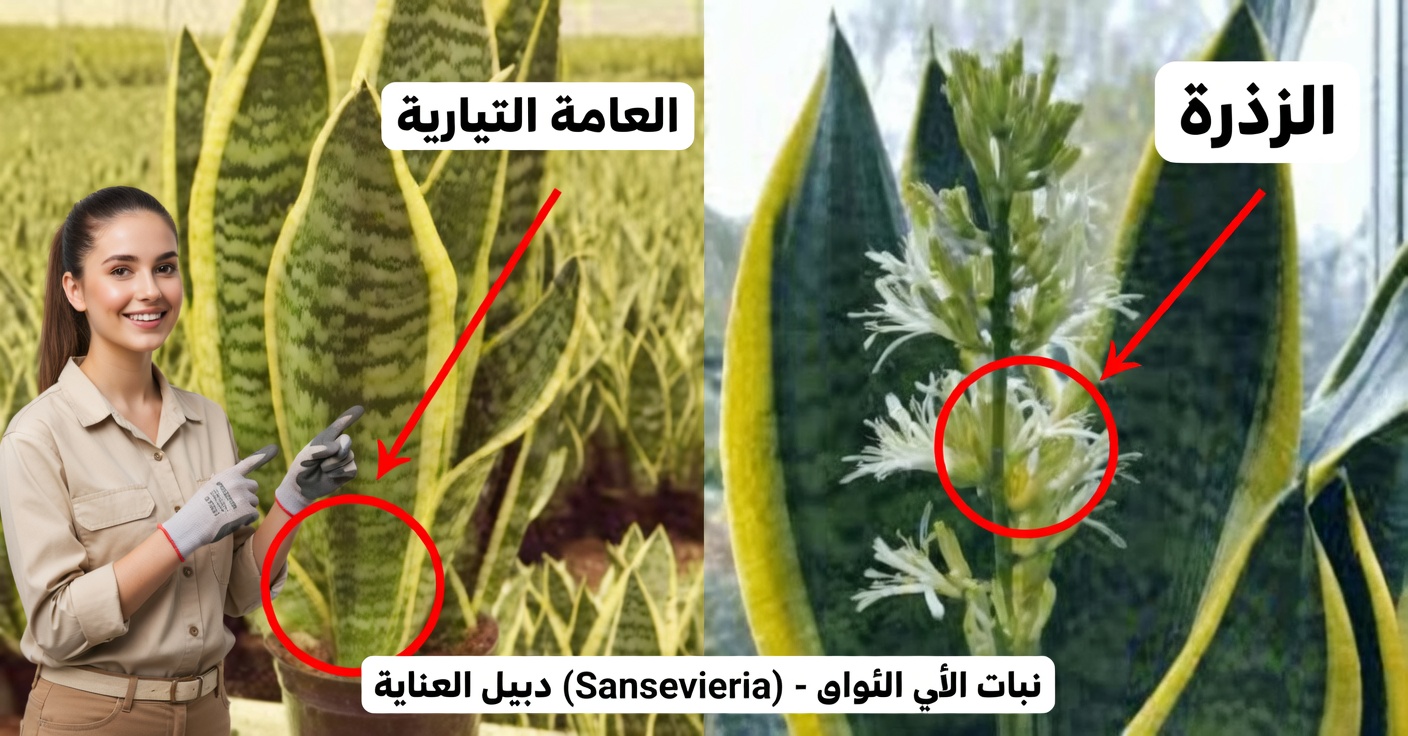 اكتشف كيفية جعل نبات السانسيفيريا أو لسان الحماة يزهر بشكل جميل جدًا