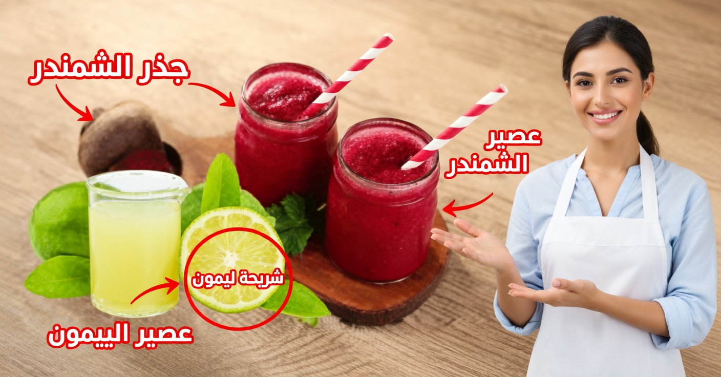 عصير الشمندر والليمون: منظف قوي للكبد