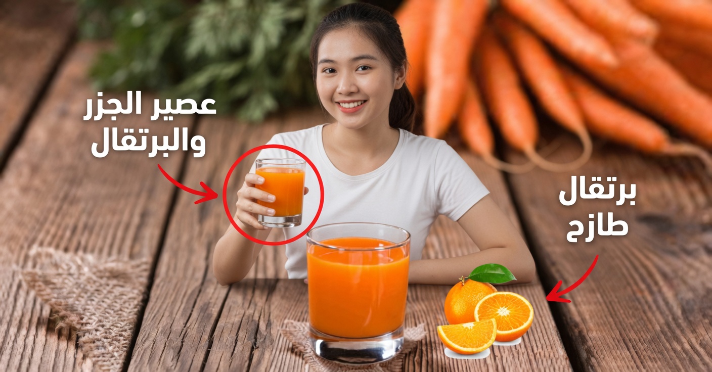 امزج البرتقال والجزر وغيّر صحتك
