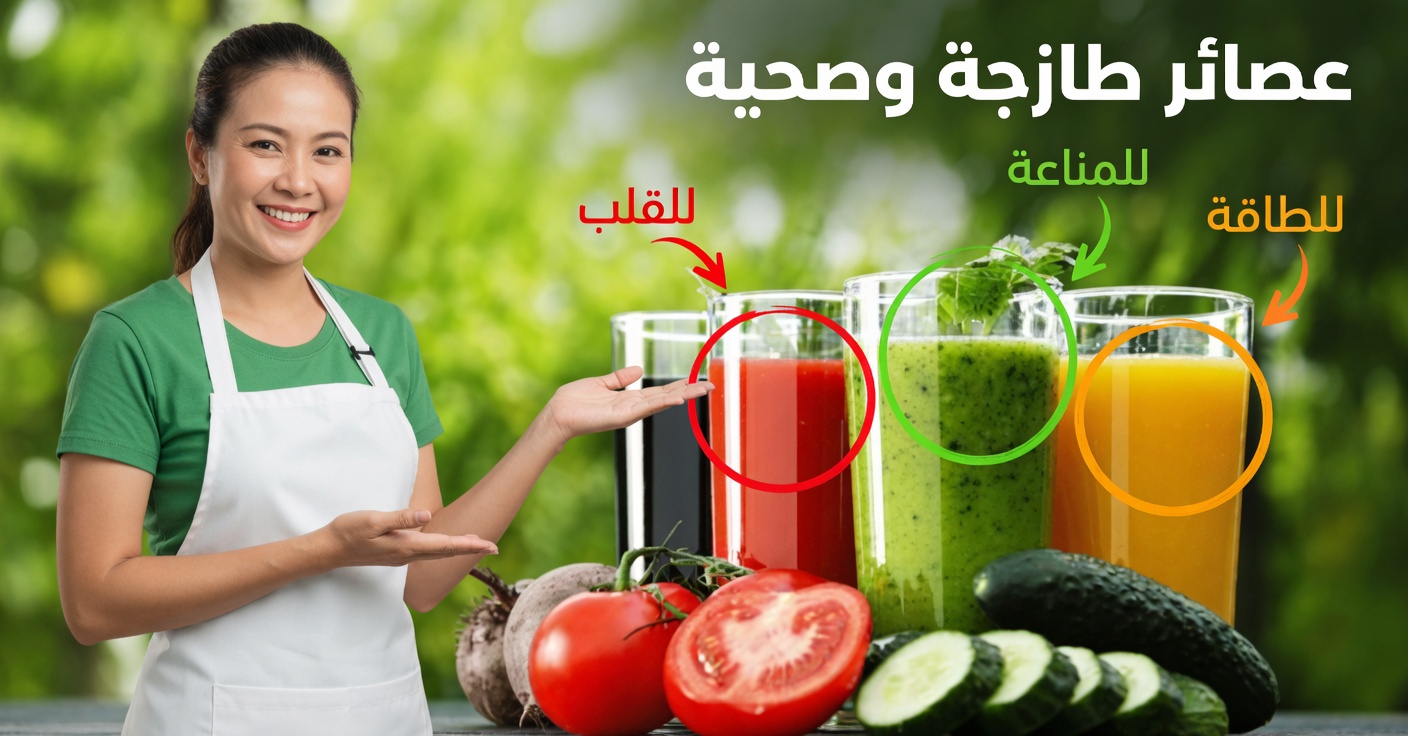 العصائر الطبيعية لفقدان الوزن وتحسين صحتك