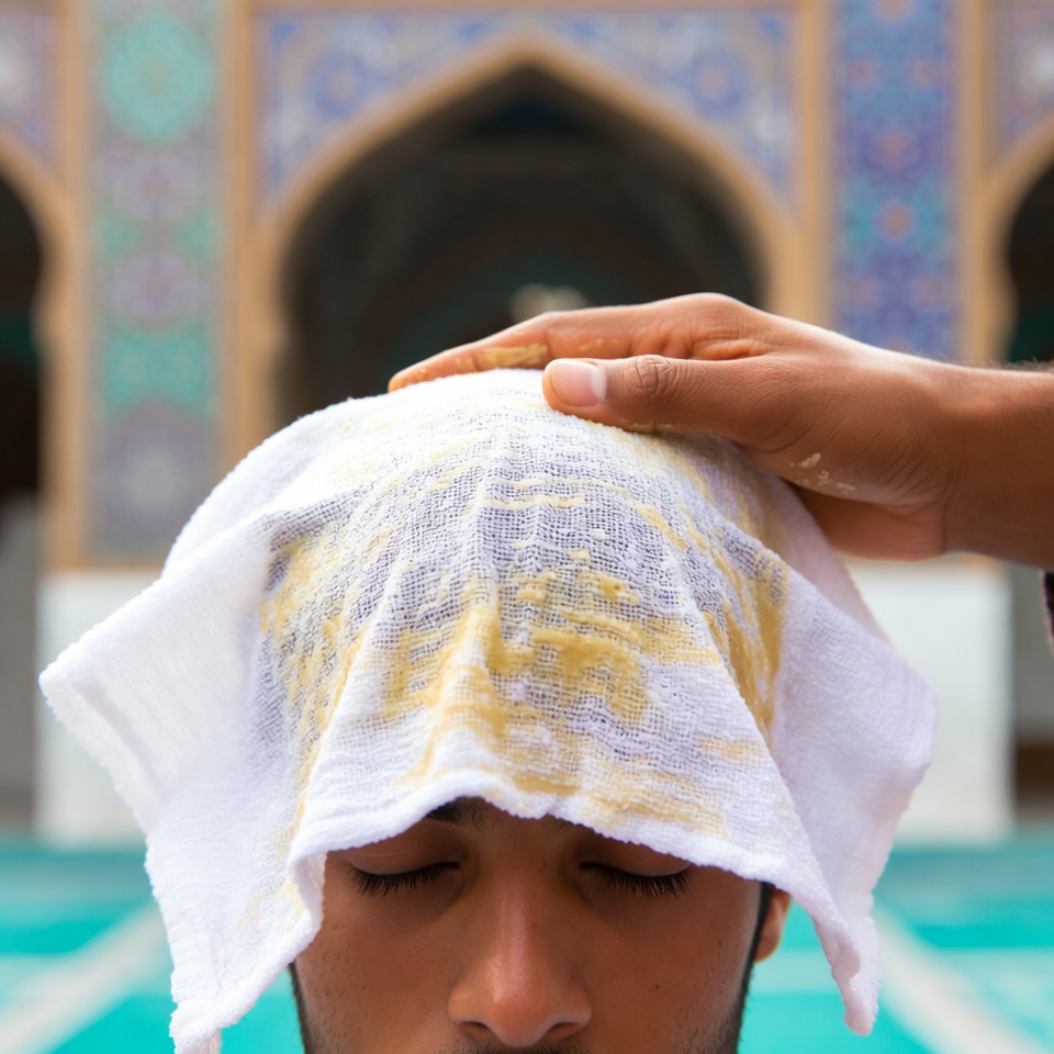 كمّادات زيت الخروع لتخفيف الصداع