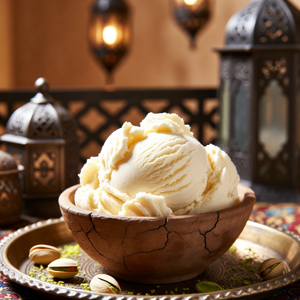 آيس كريم منزلي بثلاثة مكونات فقط