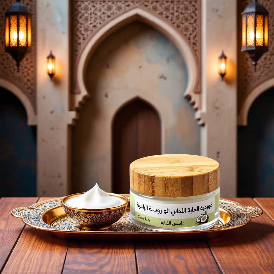 كريم طبيعي بزيت جوز الهند لتقليل التجاعيد