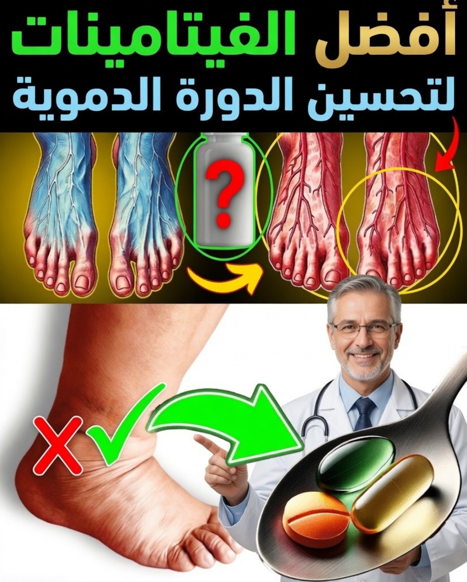 فيتامينات طبيعية أساسية لتعزيز الدورة الدموية بعد سن الخمسين