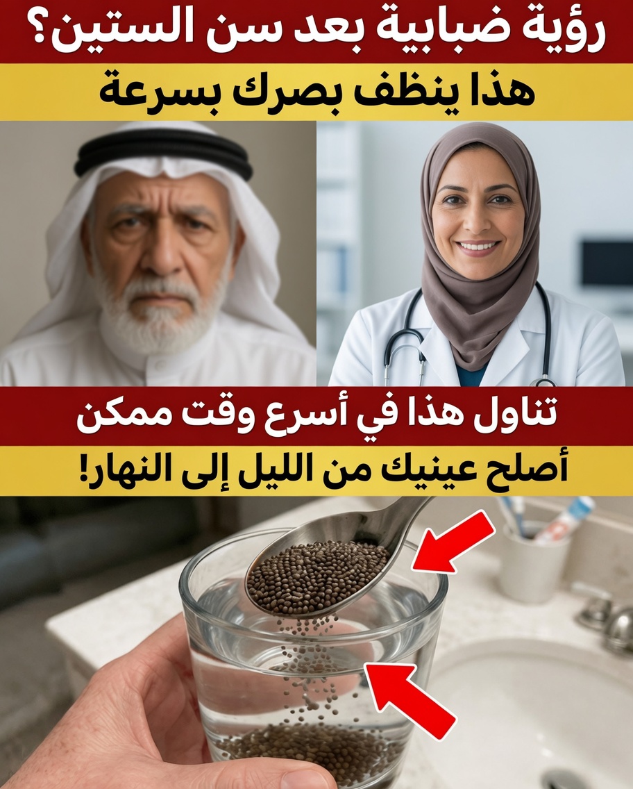 أكثر من 60 عامًا؟ اكتشف هذه البذرة اليومية التي قد تساعد بشكل طبيعي في صحة عينيك وشبكية العين
