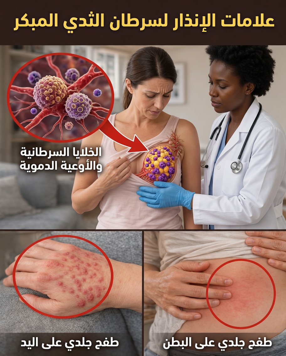 10 علامات تحذيرية لسرطان الثدي قد تنقذ حياتك