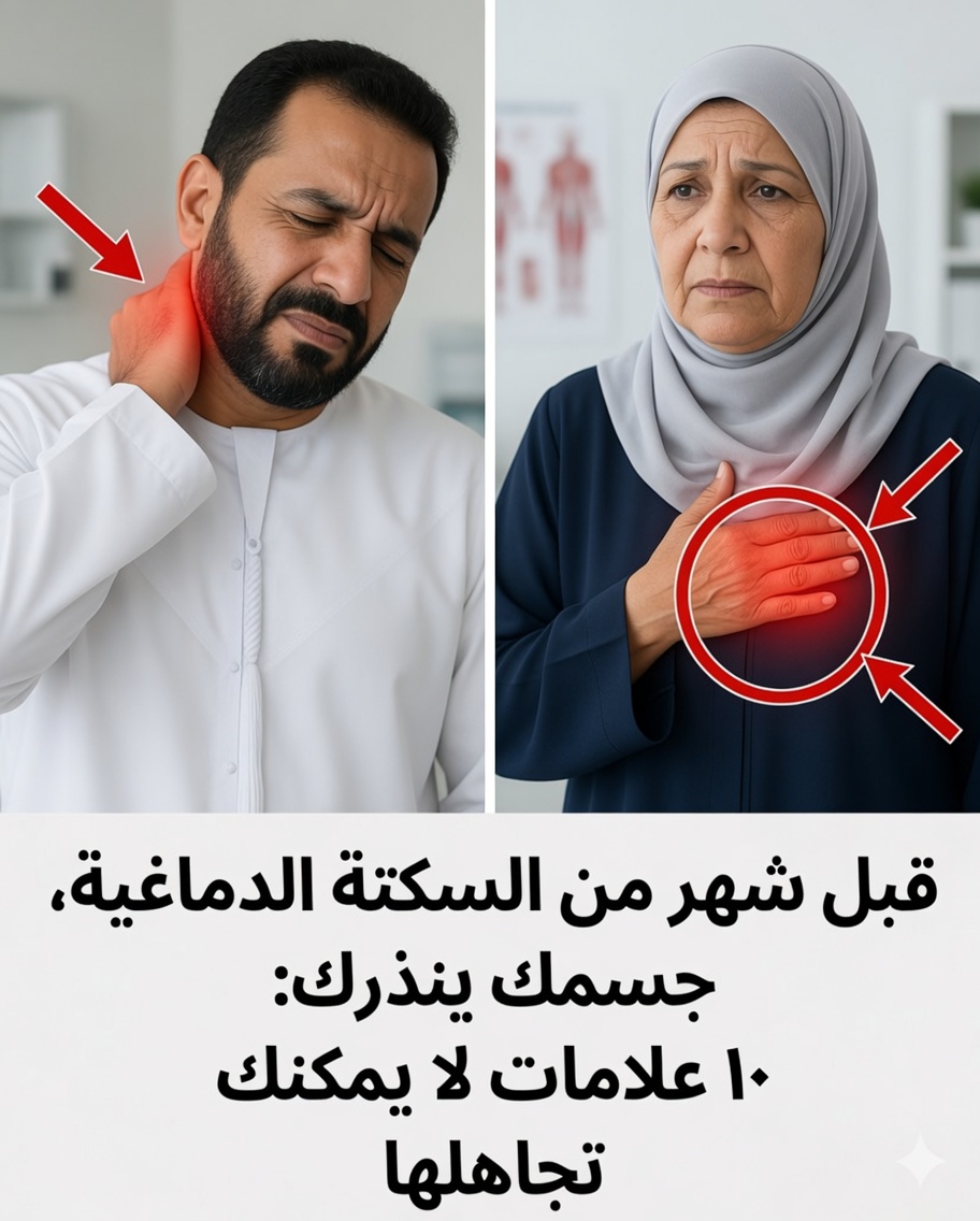 قبل شهر من السكتة الدماغية، يرسل جسمك إشارات: 10 تحذيرات لا يجب تجاهلها