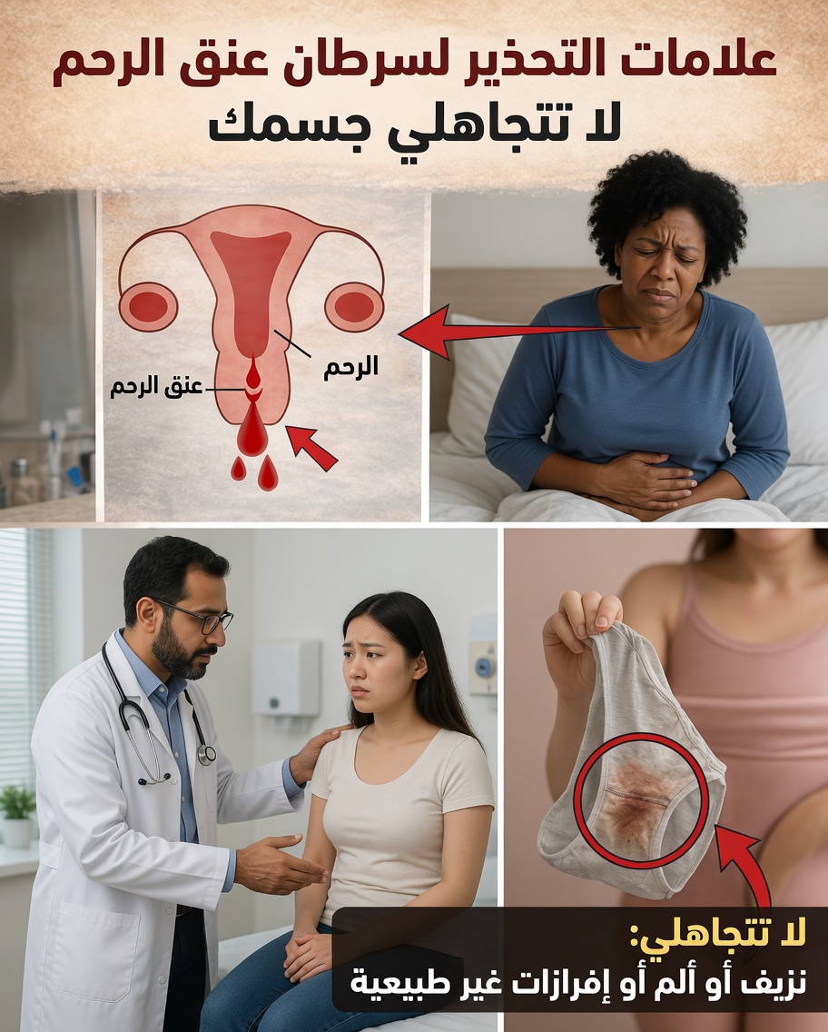 9 علامات مبكرة لسرطان عنق الرحم تتجاهلها كثير من النساء – ما تحتاج كل امرأة إلى معرفته