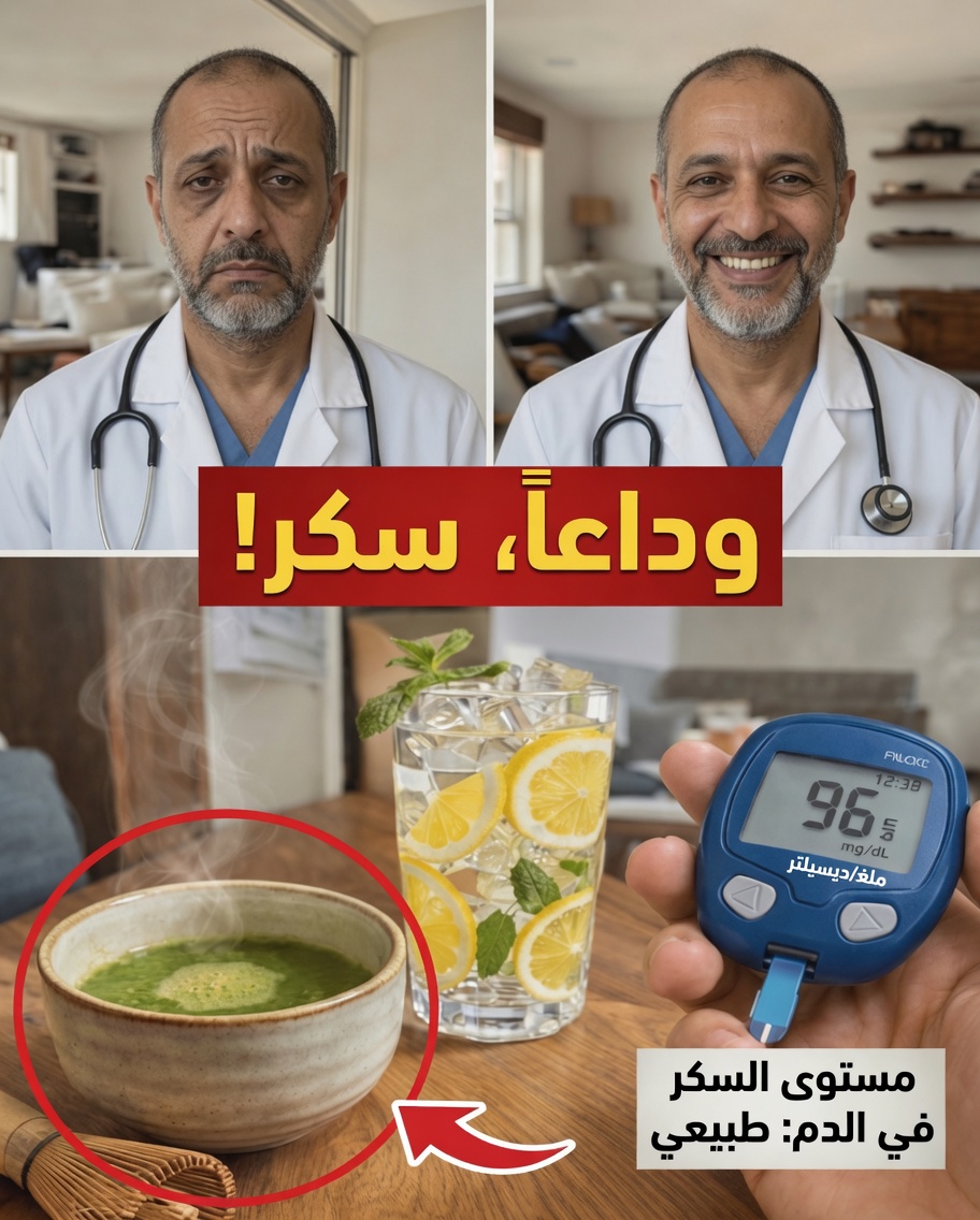 اشرب هذا كل يوم وسيختفي السكر! المشروب الطبيعي الذي يساعد على مكافحة السكري!