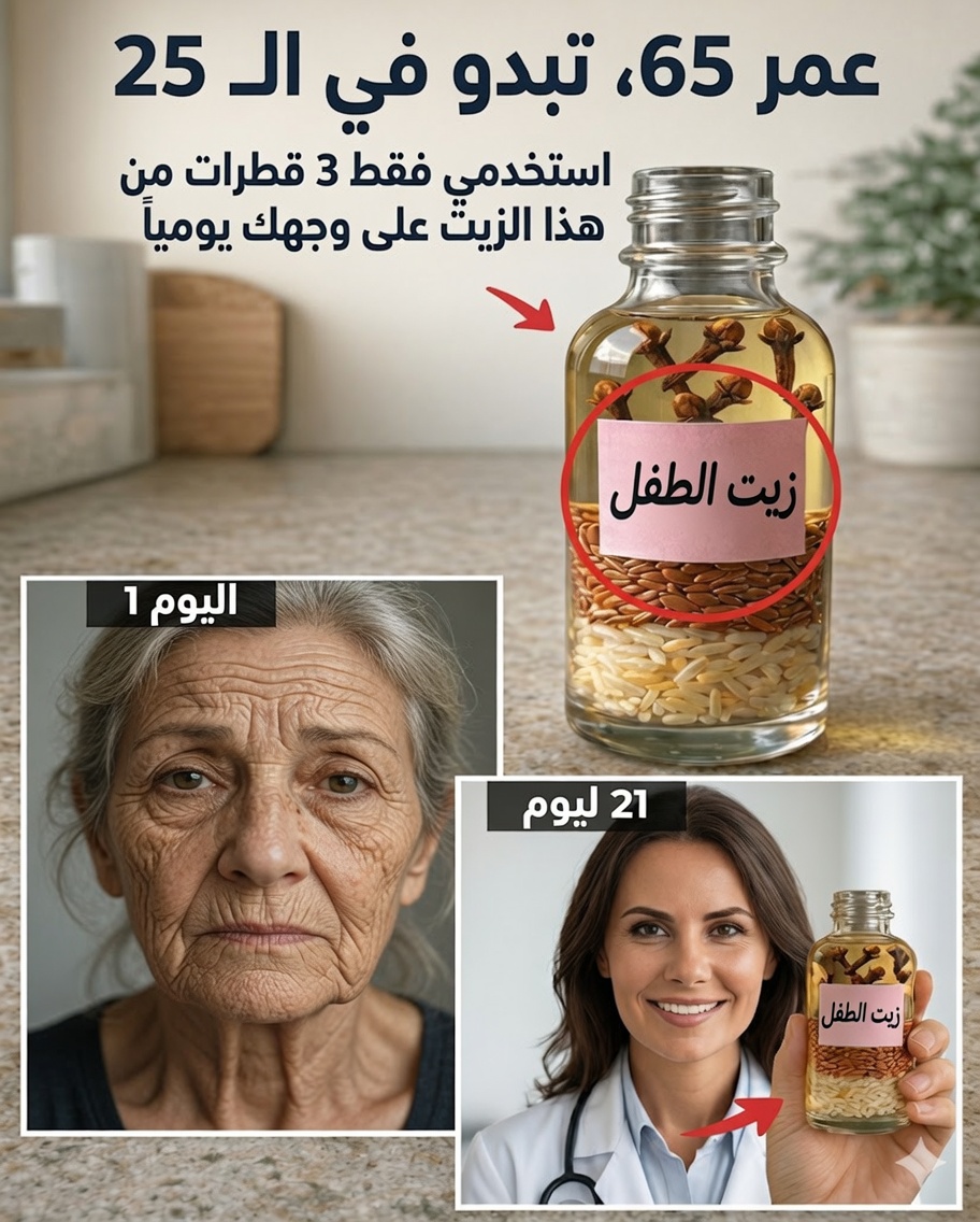 زيت الوجه الليلي بقيمة 5 دولارات الذي يجعل النساء فوق سن الأربعين يبدون أصغر بعشر سنوات