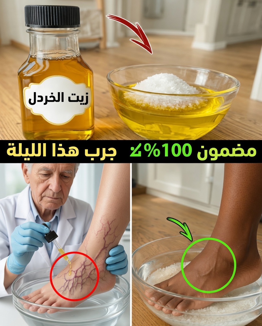 نساء فوق 65 عامًا: حمام القدمين لمدة 10 أيام بزيت الخروع وملح إبسوم الذي قد يغيّر شعورك