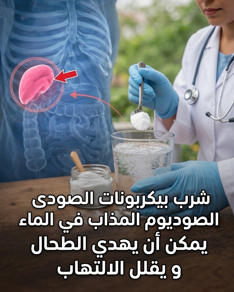هل يمكن أن يساعد شرب الماء مع بيكربونات الصوديوم في تحقيق توازن مضاد للالتهابات في الجسم؟