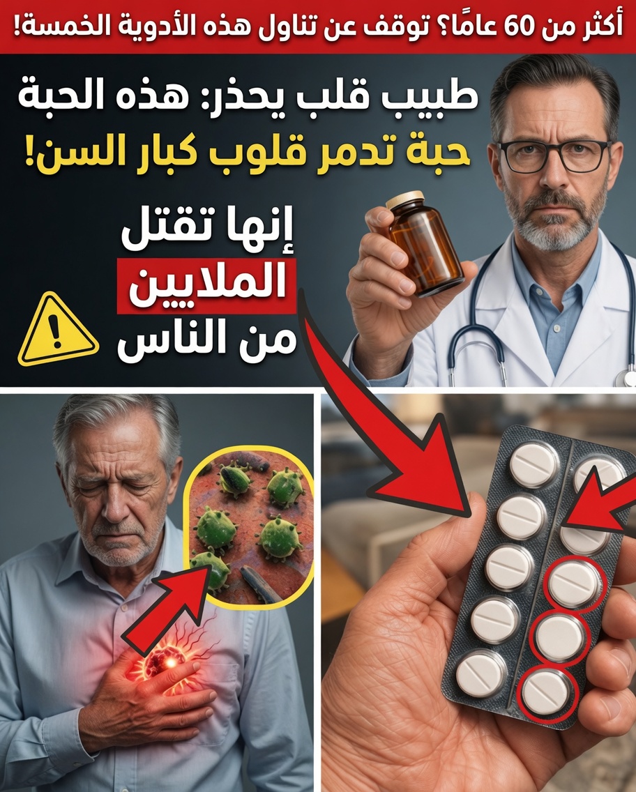 تحذير طبيب قلب: هذا الدواء الشائع قد يكون يثقل كاهل القلب بعد سن الستين