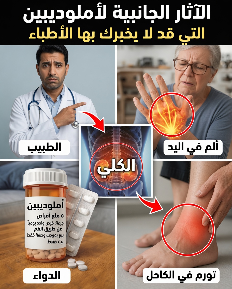 12 أسوأ آثار جانبية للأملوديبين لا يجب عليك تجاهلها أبدًا