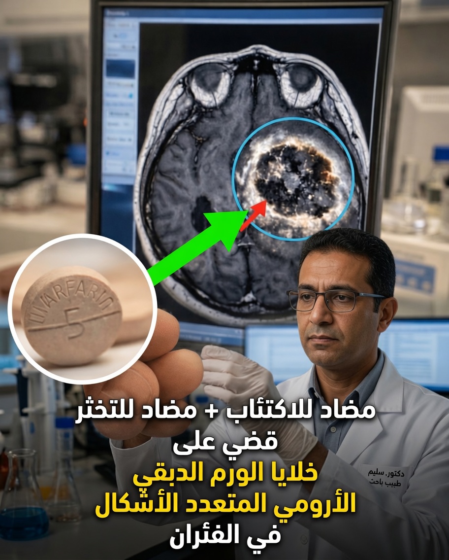 هل يمكن لمضاد اكتئاب شائع ومضاد للتخثر أن يقدّما مؤشرات جديدة ضد سرطان دماغي عدواني؟