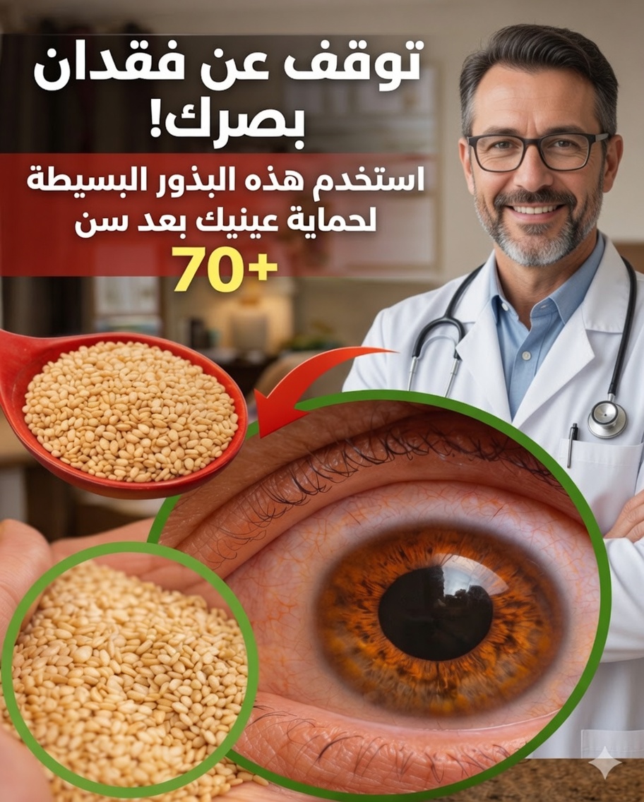 Proteja عينيك: 3 بذور + 1 فاكهة لكبار السن