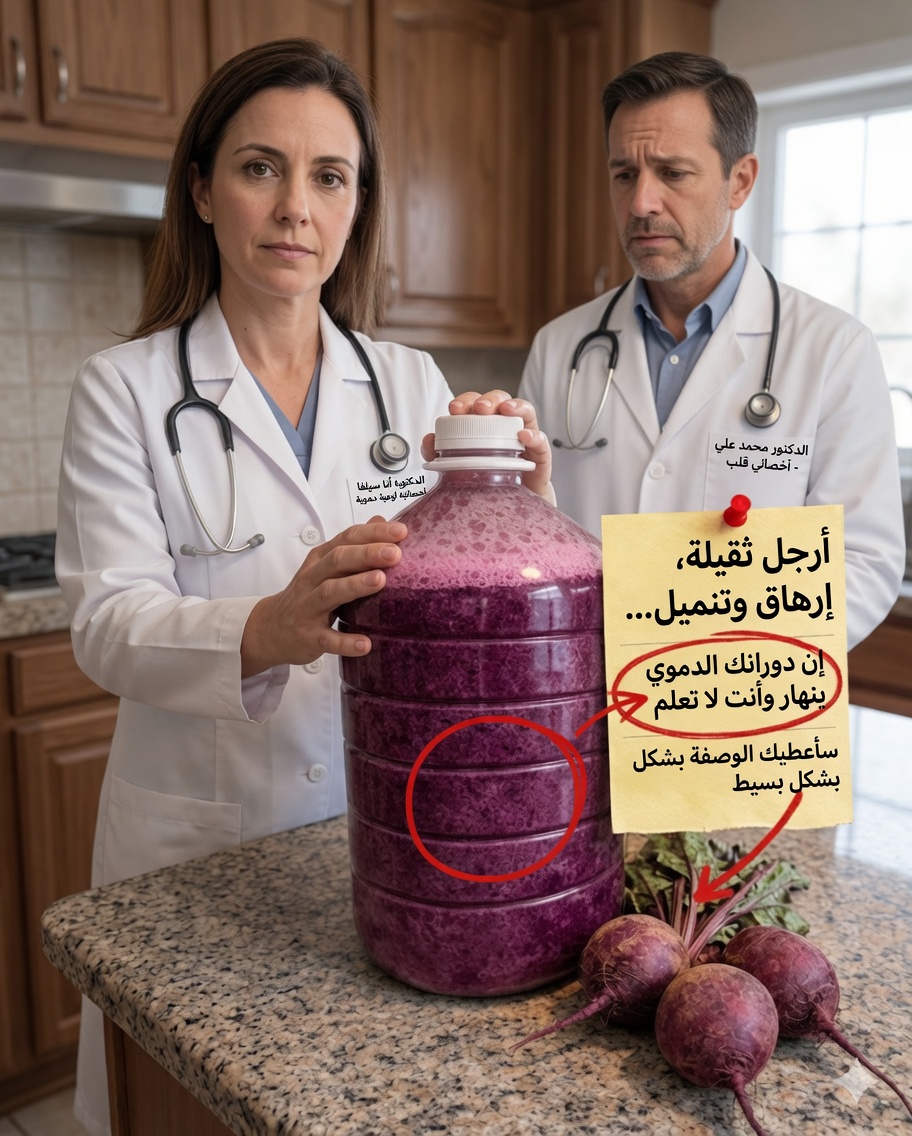 هل تشعر بثقل الساقين والتعب والتنميل؟ اكتشف عادات بسيطة ومشروب الشمندر لدعم الدورة الدموية