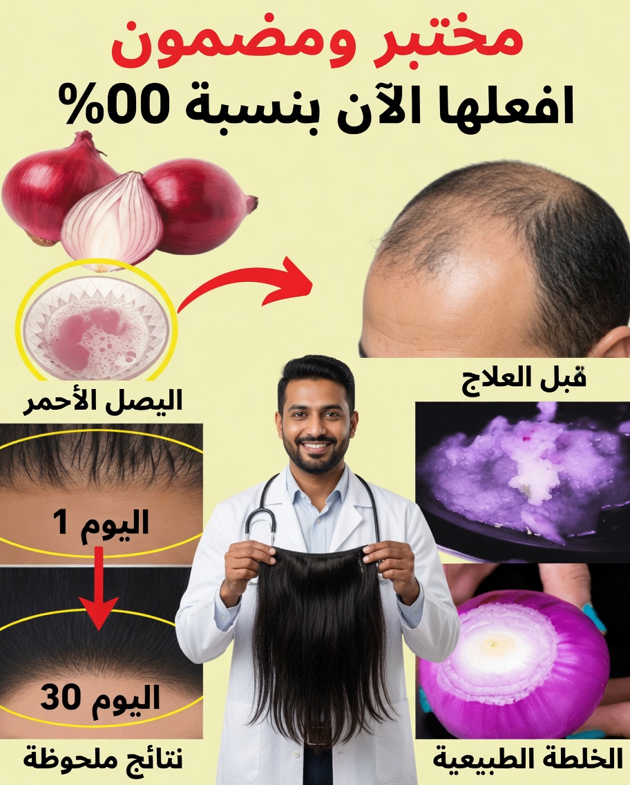 زيت البصل لنمو الشعر: علاج طبيعي بسيط وفعّال حقًا