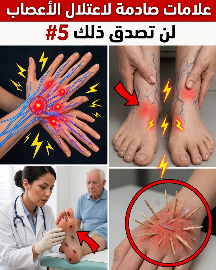 أكثر من 60 عامًا؟ 10 علامات مفاجئة لاعتلال الأعصاب في اليدين والقدمين قد تكون تتجاهلها