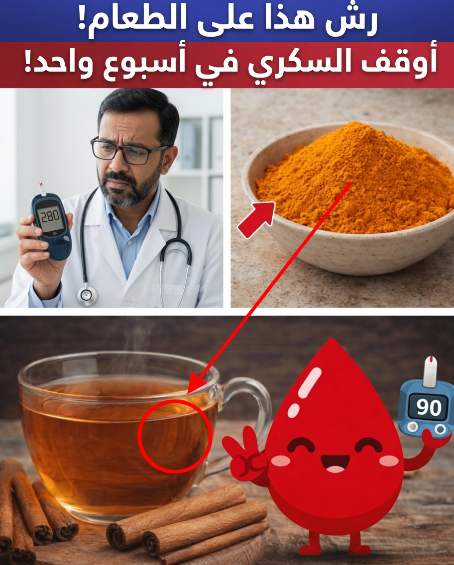 أكثر من 60؟ رشّ هذا كل يوم للمساعدة على استقرار سكر الدم في 7 أيام فقط