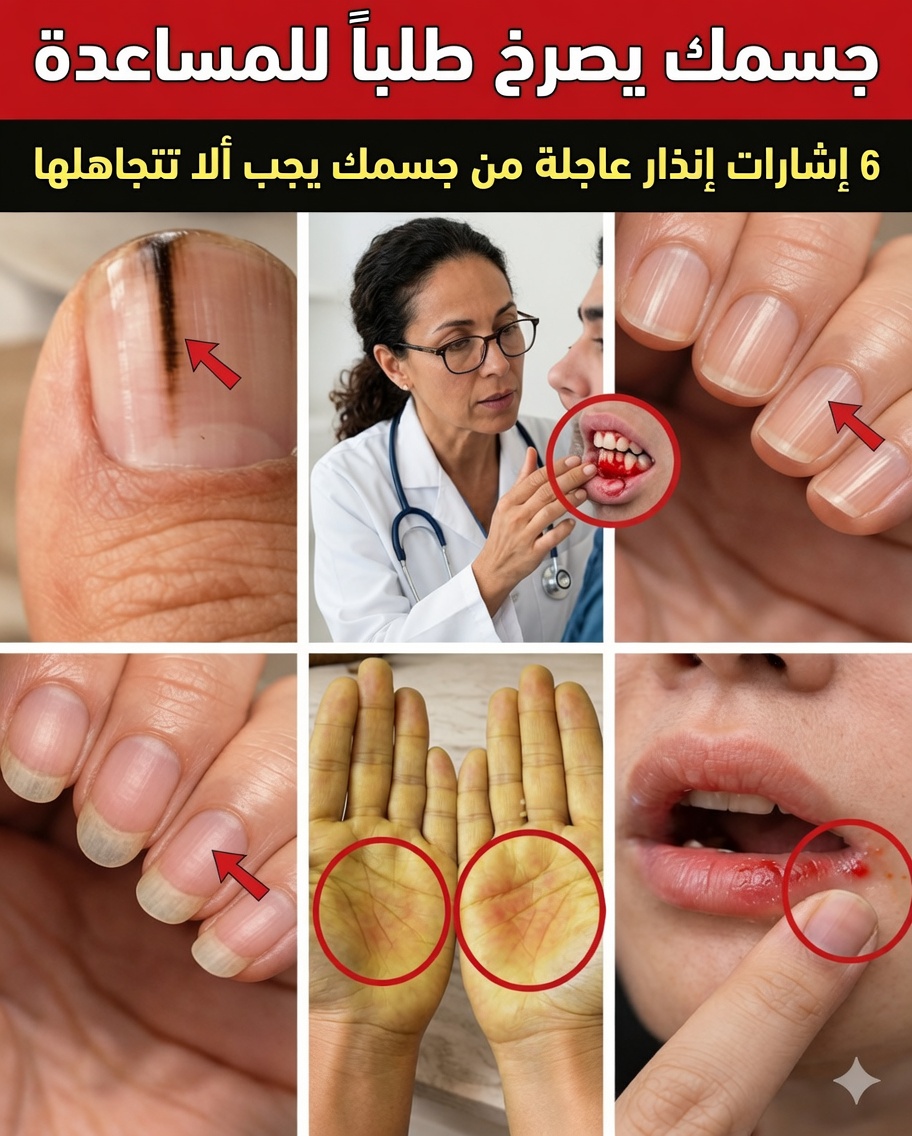 6 علامات تحذيرية من الجسم لا يجب أن تتجاهلها أبداً بعد سن الأربعين