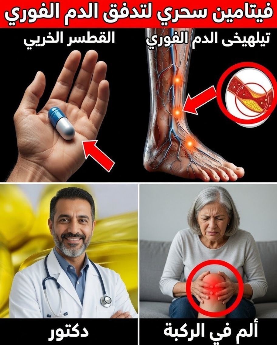 ليس للعظام فقط: الفوائد الخفية لفيتامين د لتحسين الدورة الدموية بعد سن الخمسين