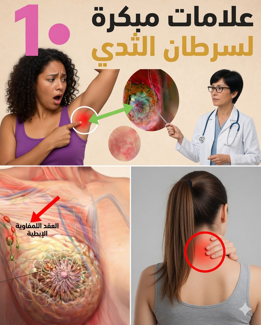 10 علامات تحذيرية لسرطان الثدي لا ينبغي لك تجاهلها أبداً