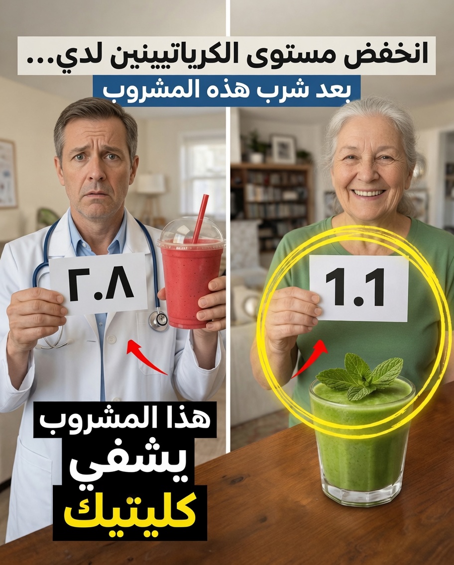 أفضل 3 مشروبات صباحية يمكن أن تساعد طبيعيًا على توازن الكرياتينين والعناية بالكلى