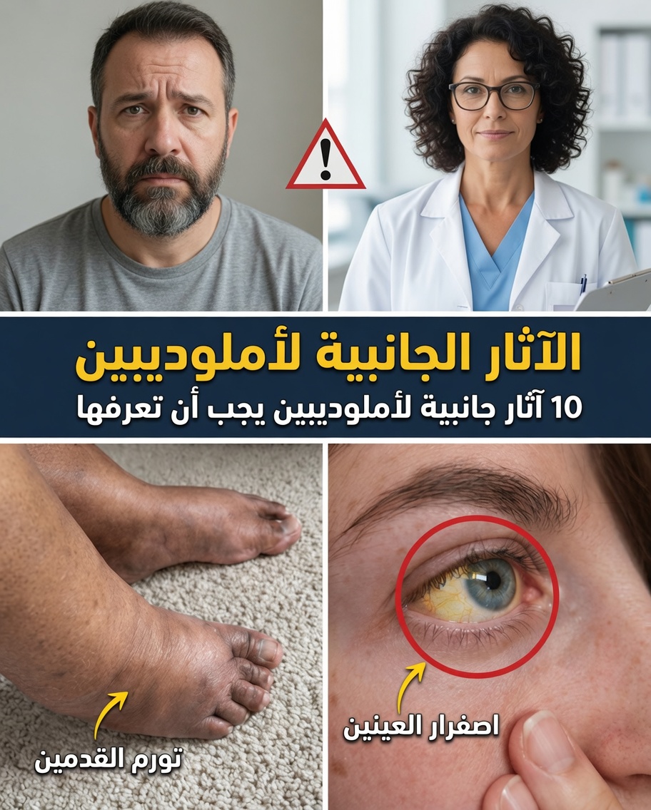 اكتشف 12 من الآثار الجانبية الأكثر شيوعًا للأملوديبين وكيفية التعرّف عليها