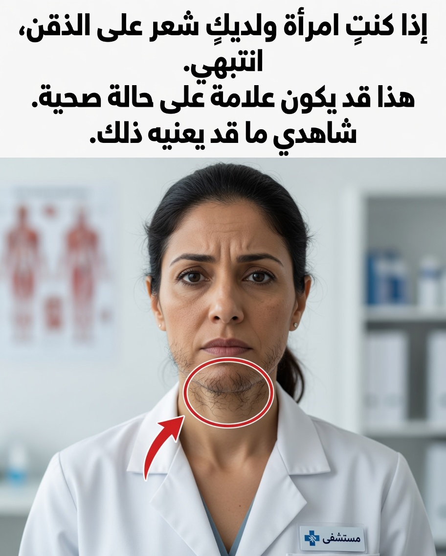 شعر الذقن لدى النساء: ما الذي قد يكشفه عن صحتك