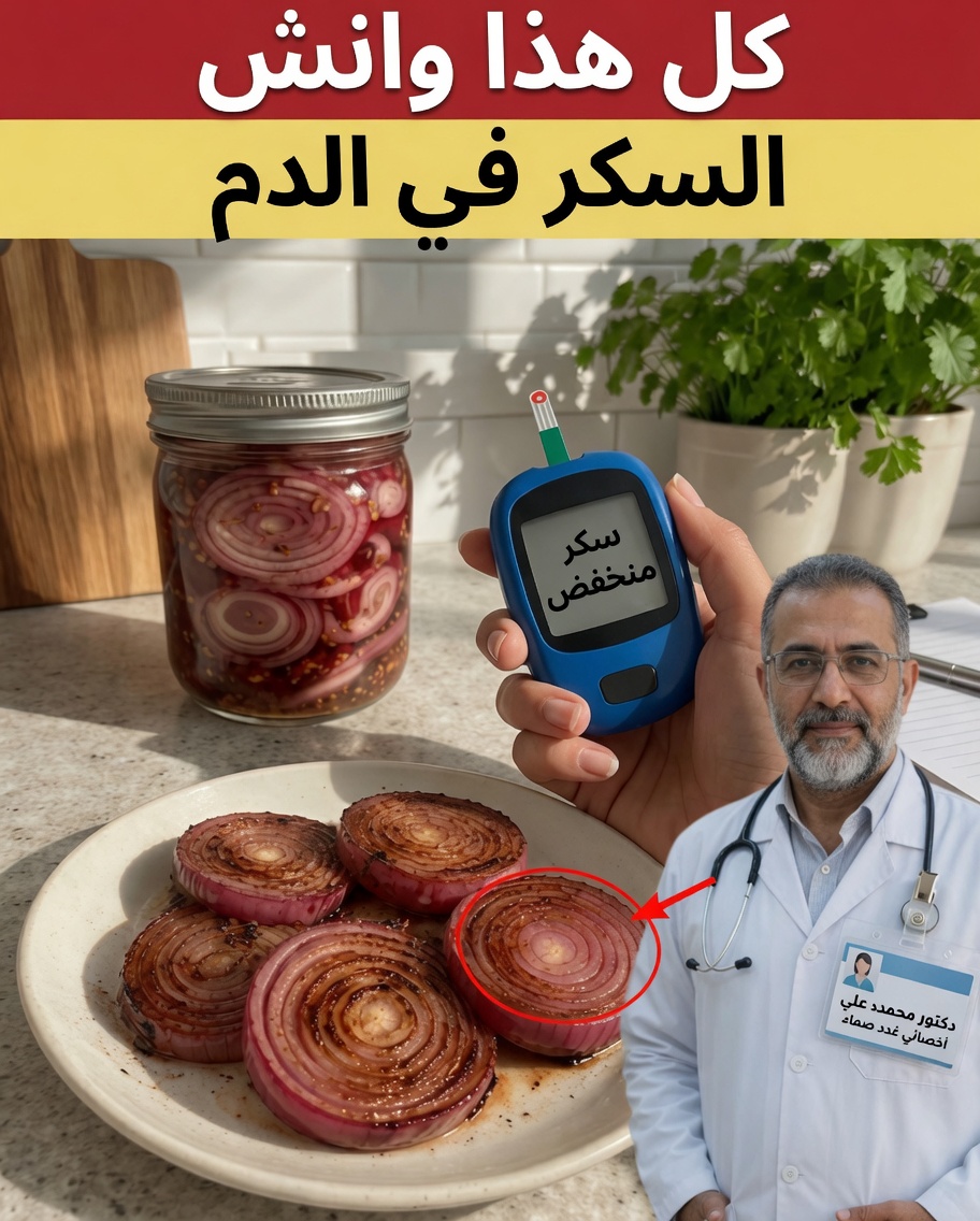 وصفة البصل التي قد تُحوِّل مستوى السكر في دمك، وتُنظِّف شرايينك، وتحمي قلبك