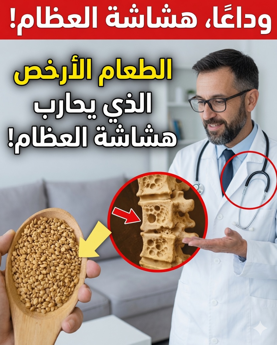 السوبرفود الأرخص الذي يتجاهله كثير من كبار السن ويمكن أن يحوّل صحة العظام بعد سن الستين