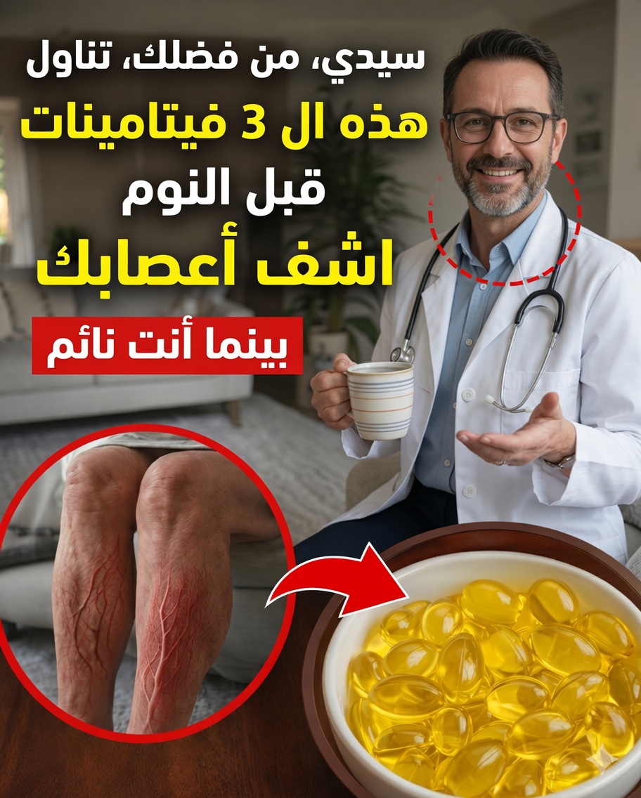 3 فيتامينات ليلية يمكن أن تساعد على تقوية الساقين بعد سن الستين أثناء نومك