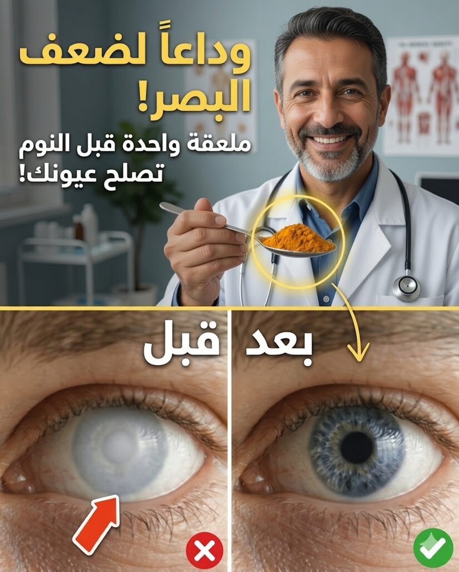 هل عمرك أكثر من 60 عامًا؟ تناول هذا قبل النوم واستيقظ لترى كما في سن الأربعين
