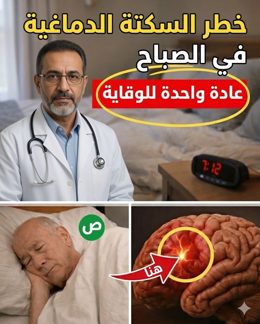 خطر الإصابة بالسكتة الدماغية يبدأ كل صباح: العادة الوحيدة التي يمكن أن تمنعها