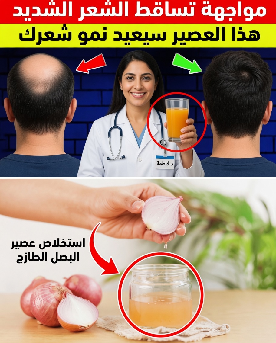 عصير البصل لنمو الشعر: هل يمكن لسبعة أيام أن تُحوِّل فروة رأسك طبيعيًا حقًا؟