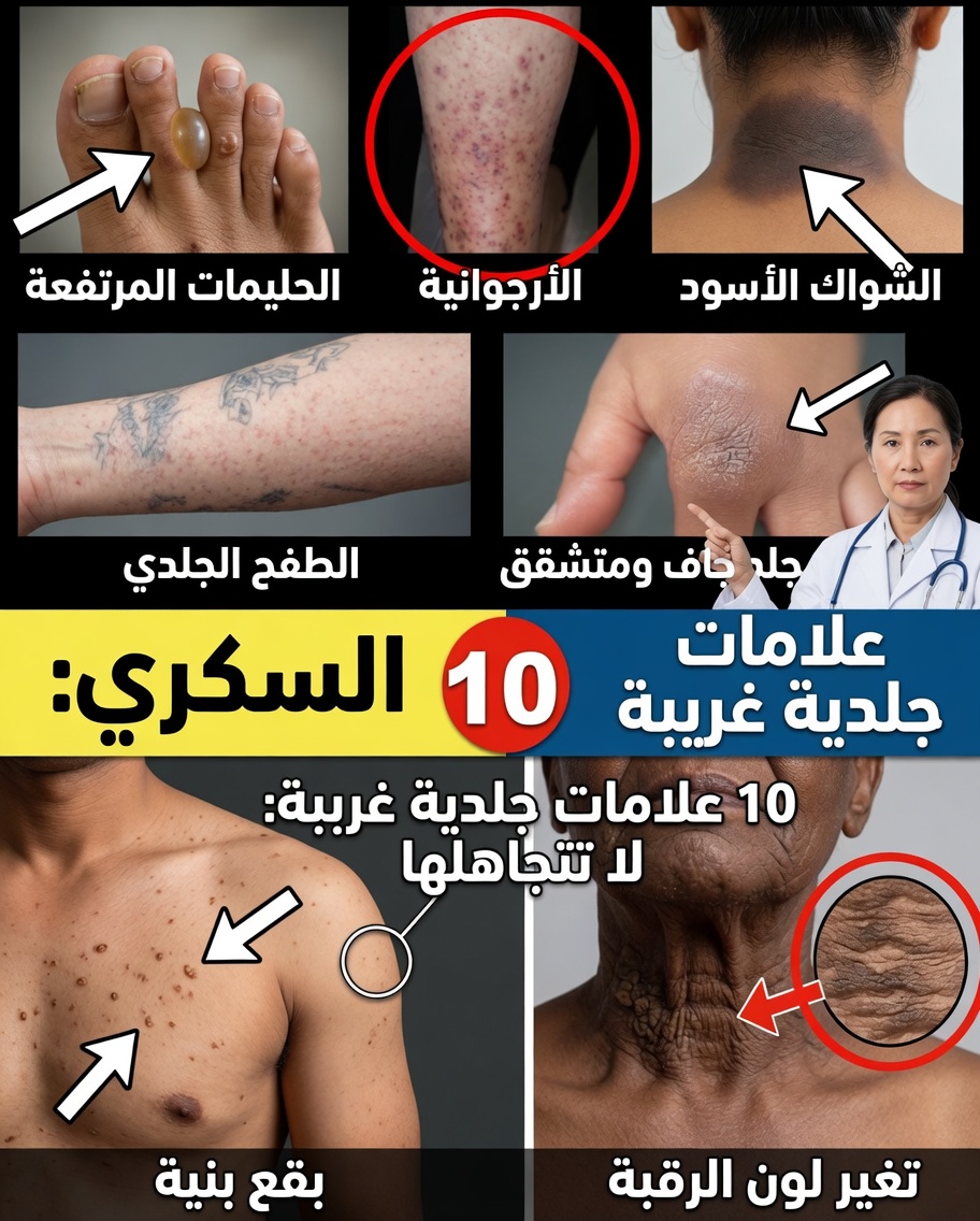 11 علامات خفية على الجلد قد تكشف مرض السكري مبكرًا