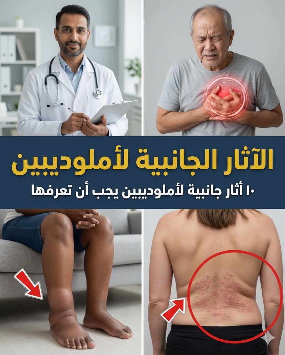 أكثر 12 أثرًا جانبيًا شيوعًا للأملوديبين ولماذا تحدث لدى الكثير من الناس
