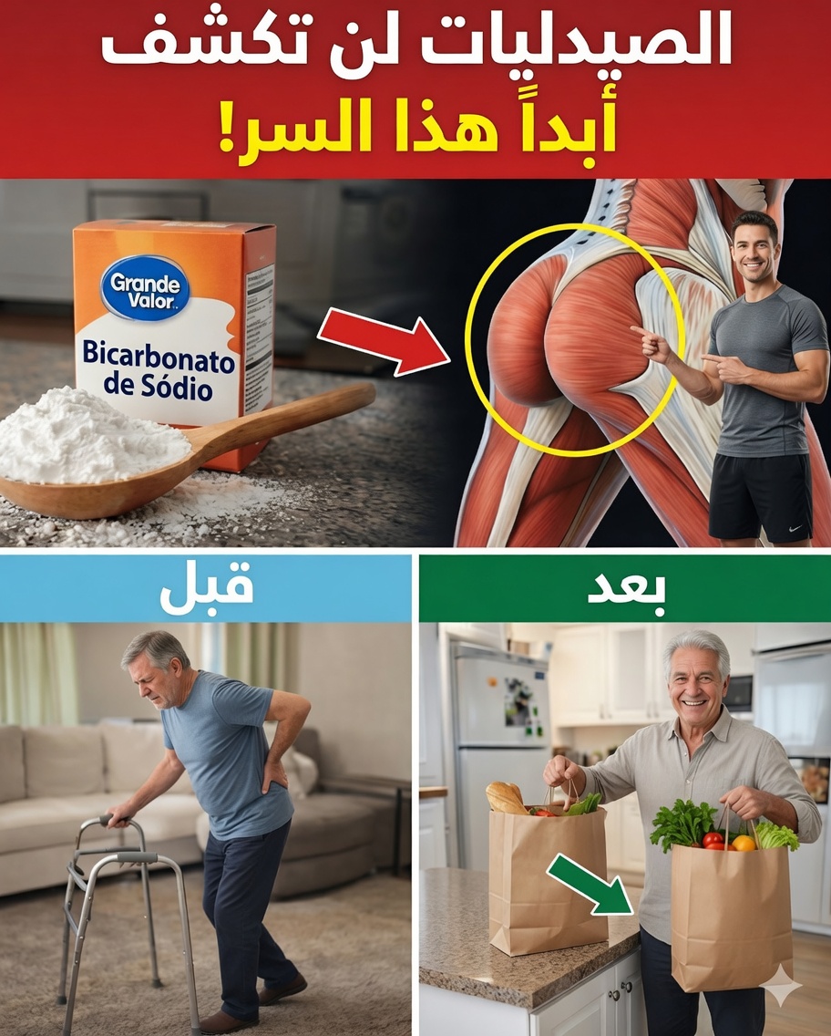 أكثر من 60 عامًا؟ استخدم بيكربونات الصوديوم بهذه الطريقة وشاهد 13 مشكلة صحية تتراجع!