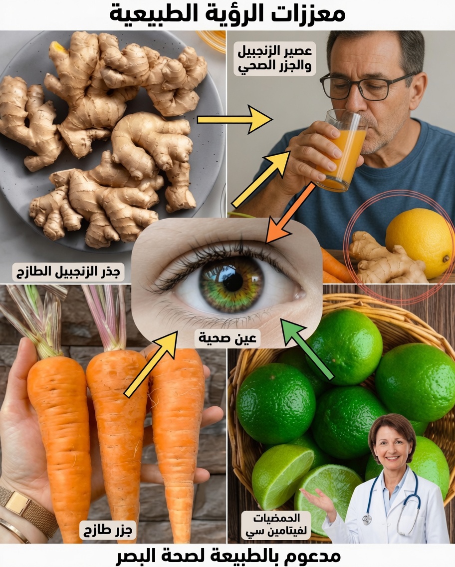 15 سببًا قويًا يمكن لهذا العصير الطبيعي أن يحوّل بصرك في غضون أسابيع فقط