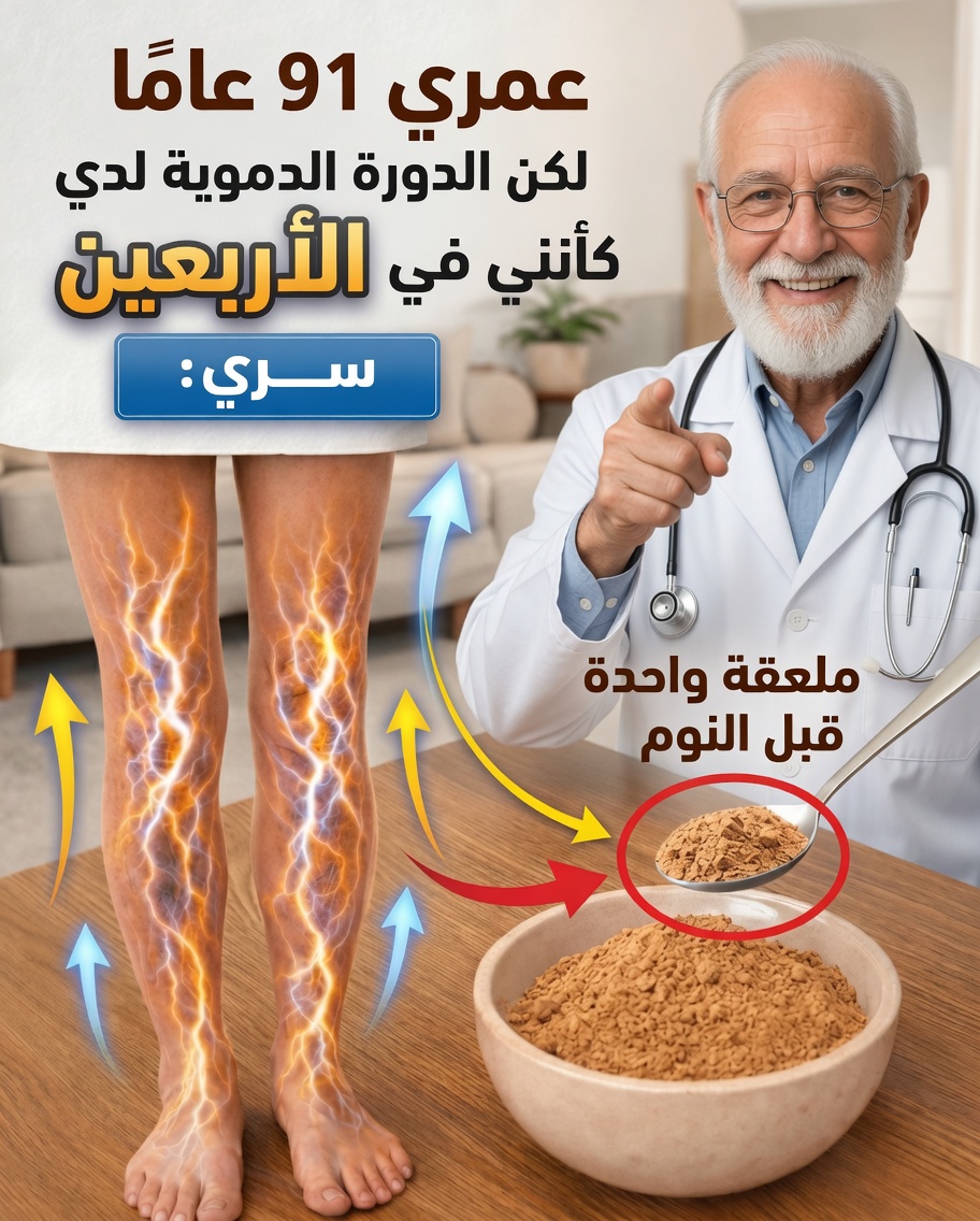 كبار السن: تناول هذا قبل النوم لتحسين الدورة الدموية في الساقين أثناء الليل – استيقظ بأقدام أكثر دفئًا!