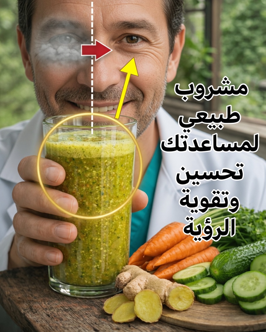 اكتشف سموذي أخضر غنيًا بالعناصر الغذائية لدعم صحة عينيك