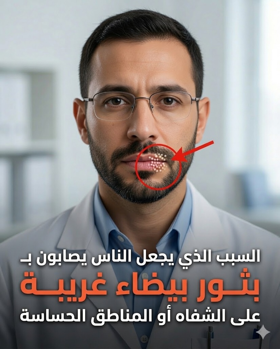 لماذا تظهر فجأة نقاط بيضاء صغيرة على الشفاه أو في المناطق الحميمة: دليل بسيط