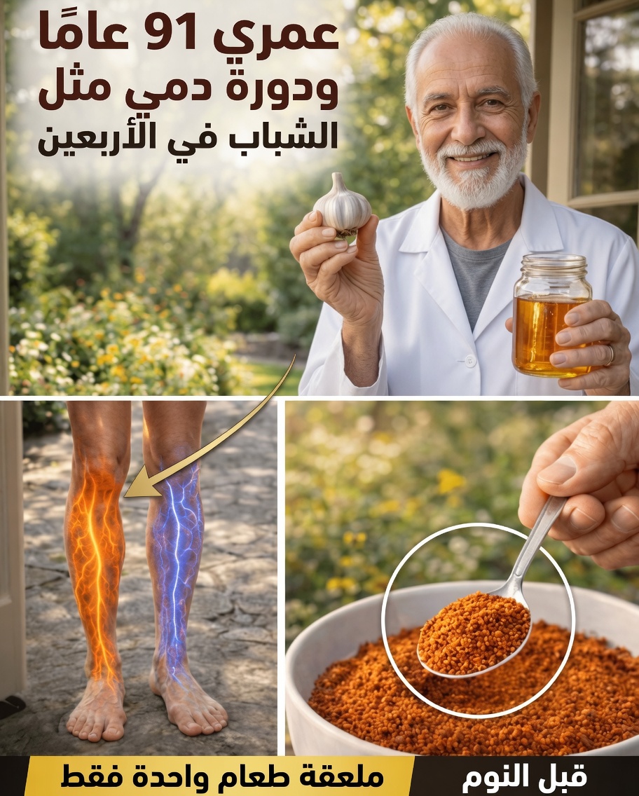 عادة ليلية بسيطة يتبناها العديد من كبار السن لدعم الدورة الدموية في الساقين والقدمين