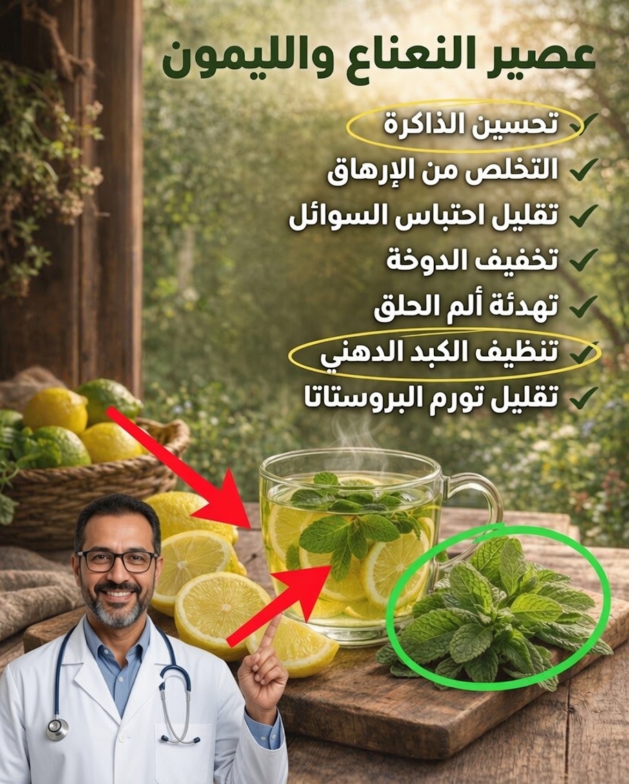 اكتشف الفوائد المنعشة لمشروب النعناع الفلفلي بالليمون: دليل بسيط للشعور بتحسن