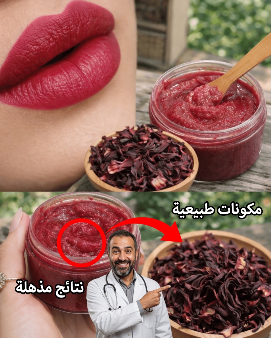 اكتشف طريقة طبيعية وبسيطة لإضفاء لمسة وردية على الخدين والشفاه باستخدام الكركديه