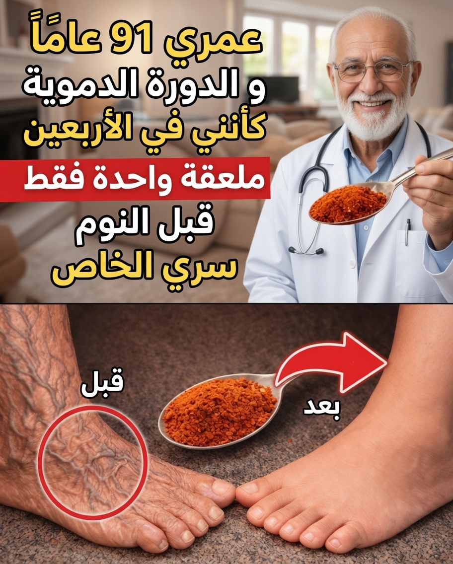 كبار السن: تناولوا هذا قبل النوم لتحسين الدورة الدموية في الساقين أثناء الليل والاستيقاظ بأقدام أكثر دفئًا