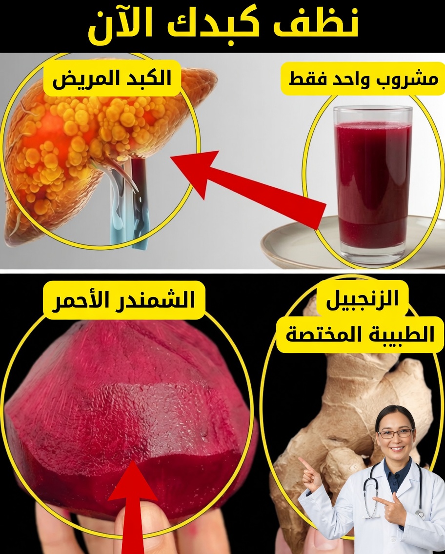 تنظيف طبيعي للكبد والأوعية الدموية: 4 مكونات قوية تُحوّل جسمك